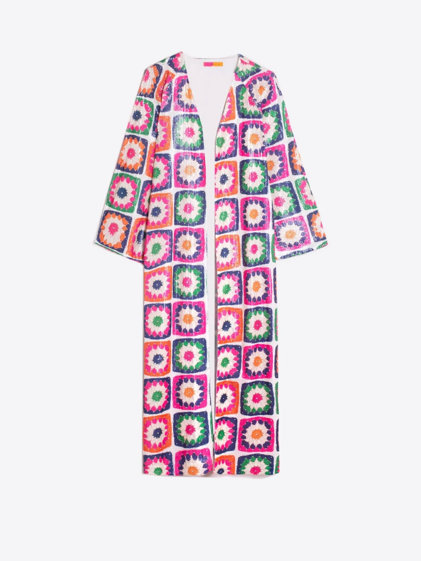Vilagallo Abrigo Lentejuelas Crochet New