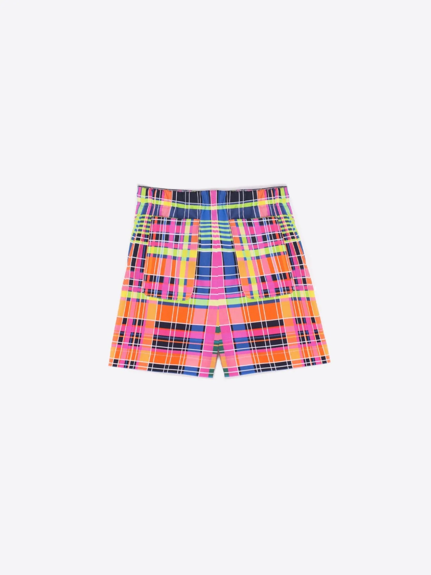 Vilagallo Bermuda Short Sandra Multicolour Check Gabardina New