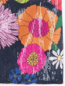 Vilagallo Bolso Lentejuelas Maxi Flowers Outlet