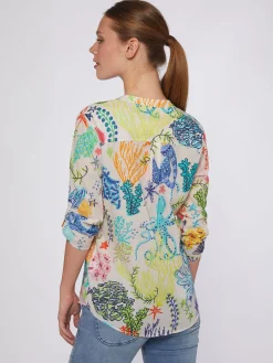Vilagallo Camisa Algodon Estampado Sirena Cheap