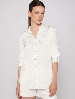 Vilagallo Camisa Blanca Jacquard La Palma Hot