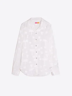 Vilagallo Camisa Blanca Jacquard La Palma Hot