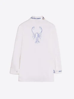 Vilagallo Camisa Bordada Tejido Camiseta Clearance