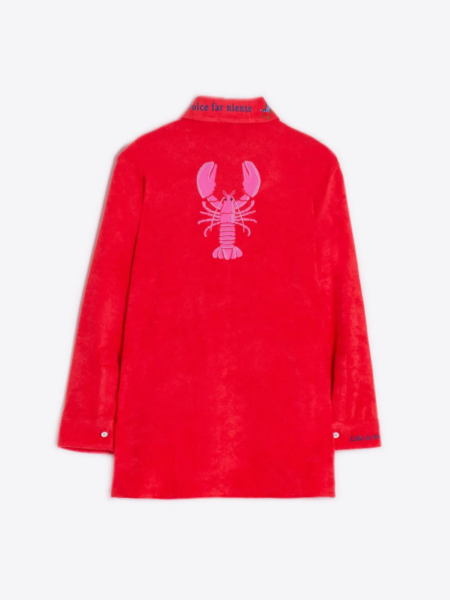 Vilagallo Camisa Bordado Langosta Tejido Toalla Best