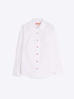 Vilagallo Camisa Boton Abeja Rosa Popelin New