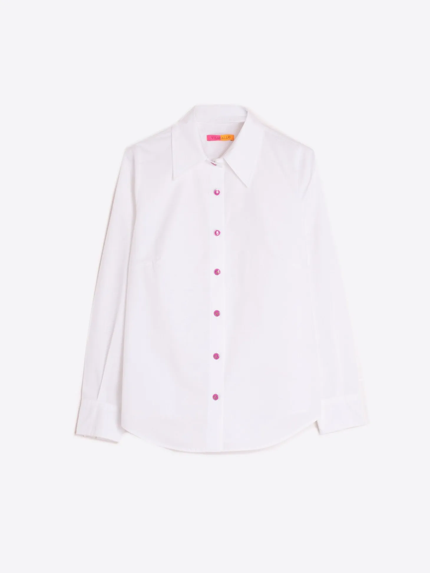 Vilagallo Camisa Boton Abeja Rosa Popelin New