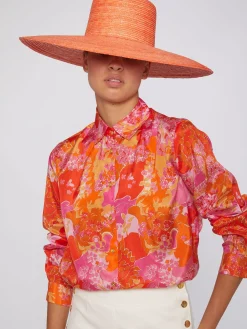 Vilagallo Camisa Estampado Pink Blossom Clearance