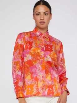 Vilagallo Camisa Estampado Pink Blossom Clearance