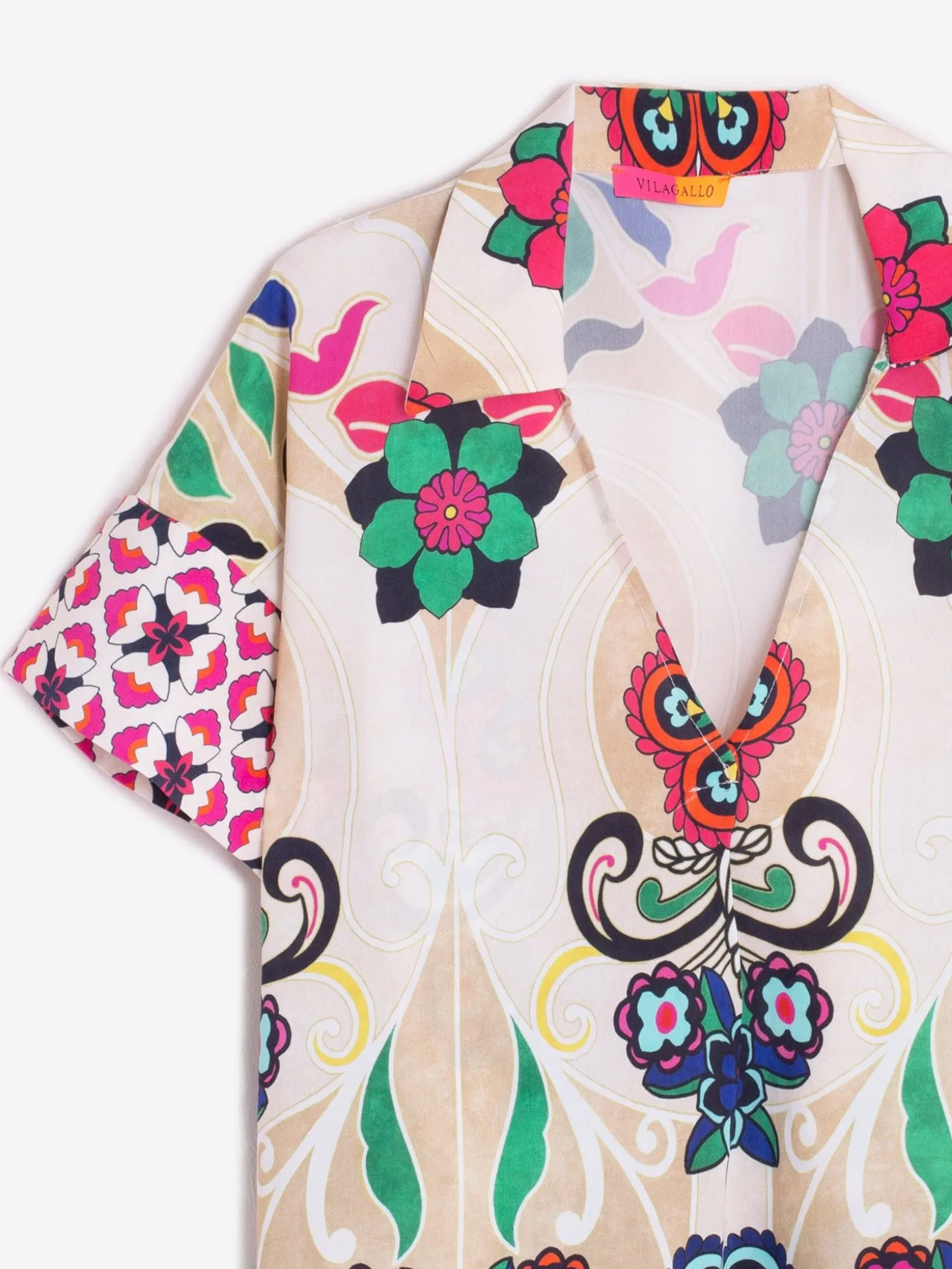 Vilagallo Camisa Floral Noveau Print Store