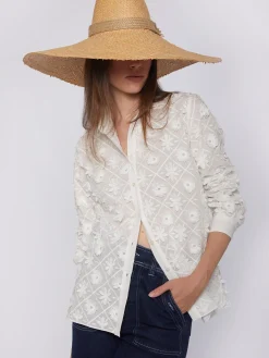 Vilagallo Camisa Flores Bordadas New