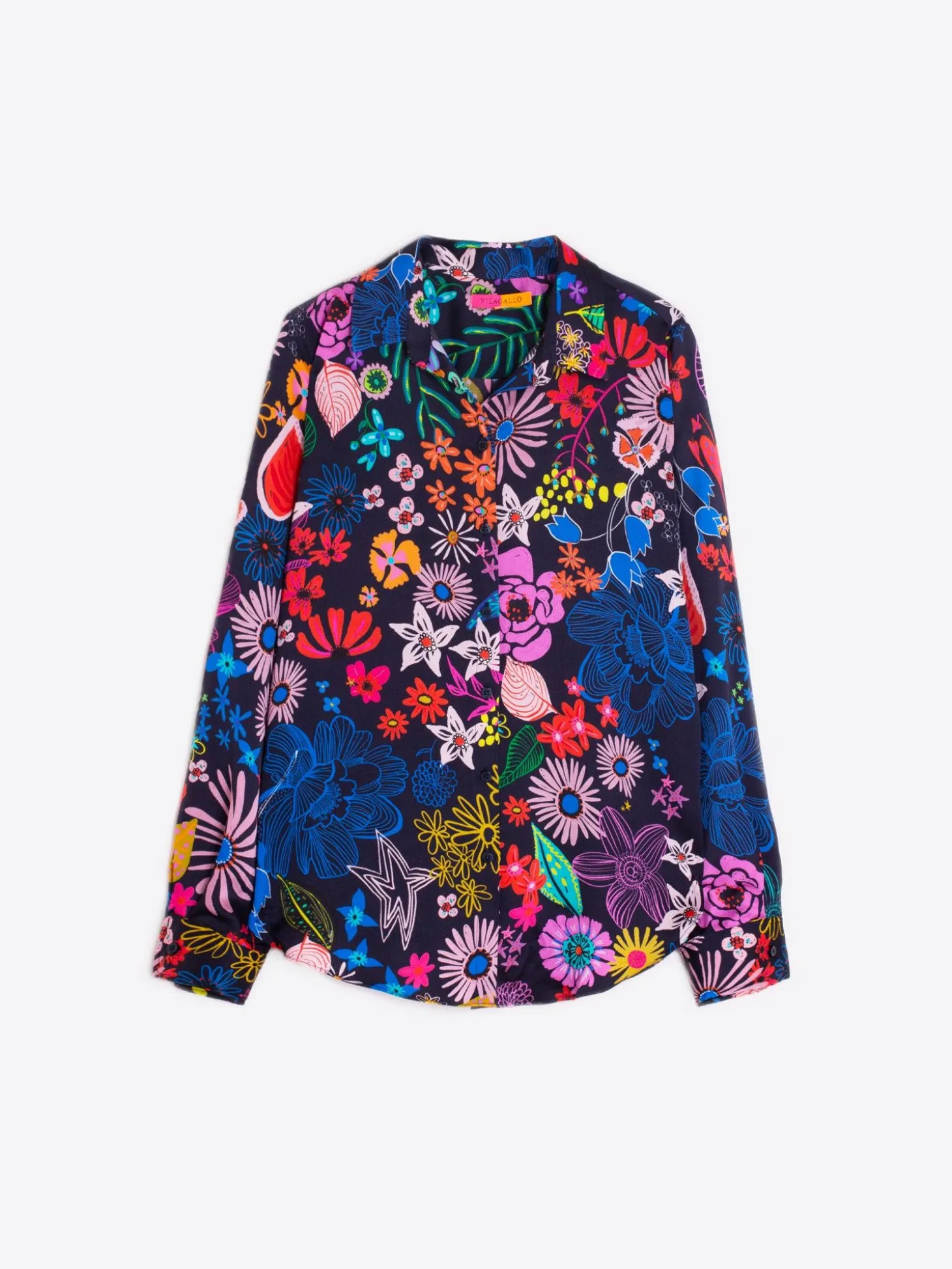 Vilagallo Camisa Fluida Estampado Flores Online