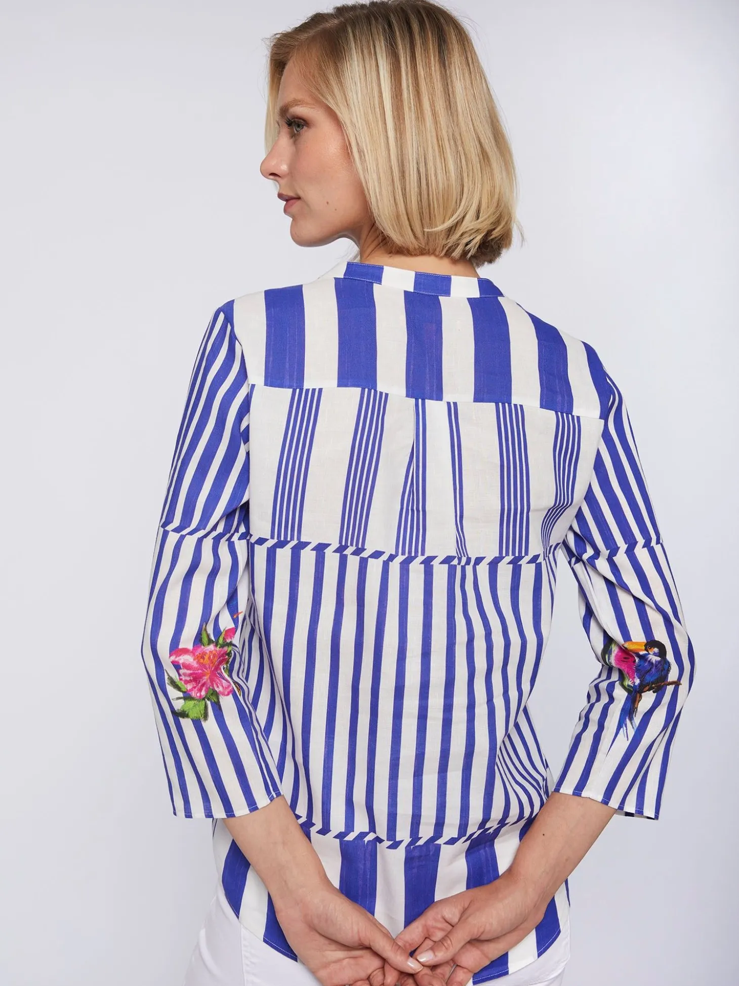 Vilagallo Camisa Francina Rayas Tropical Sale