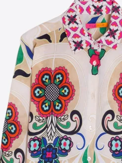 Vilagallo Camisa Irina Floral Noveau Outlet