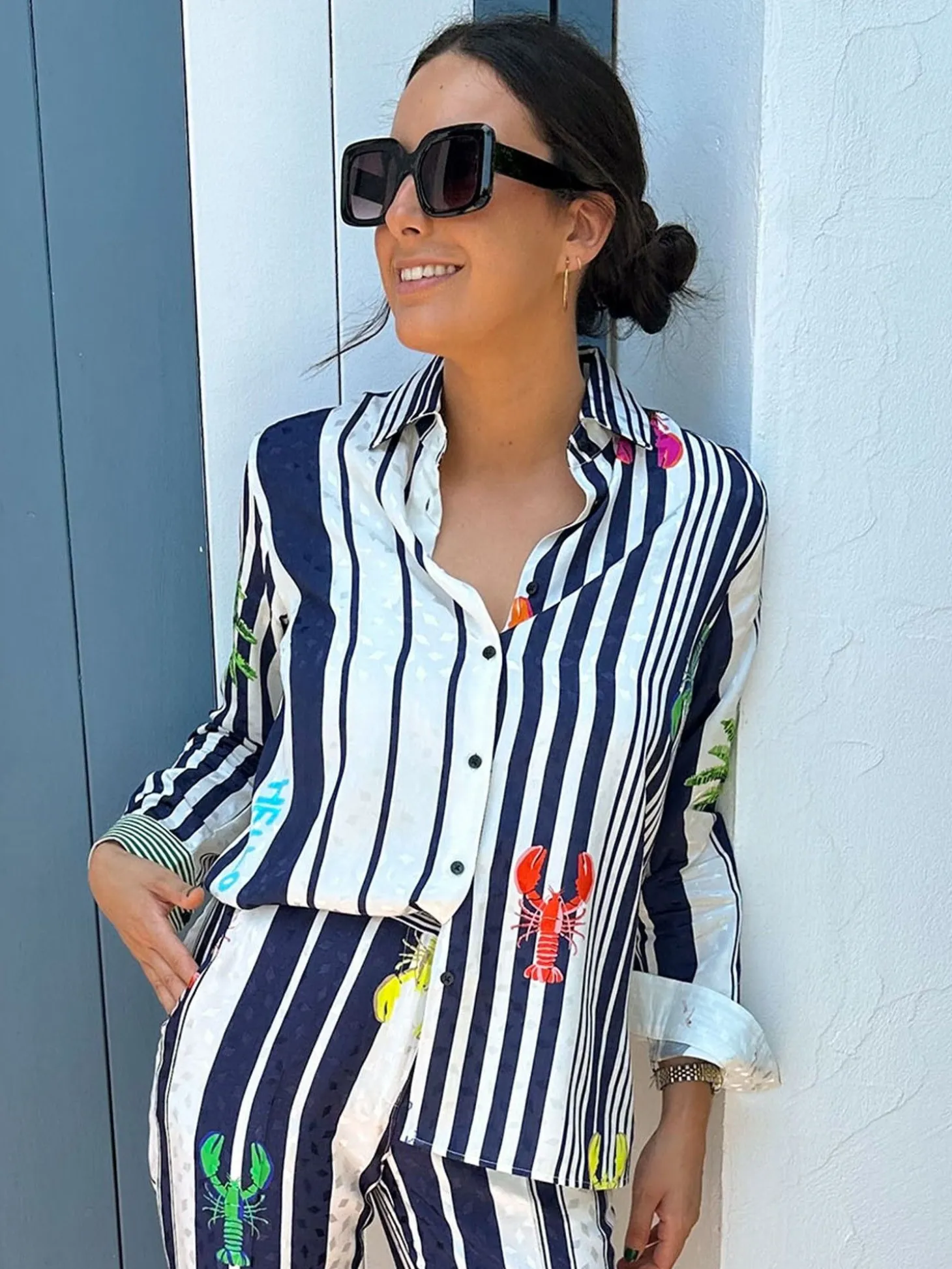 Vilagallo Camisa Irina Patchwork Print Best Sale