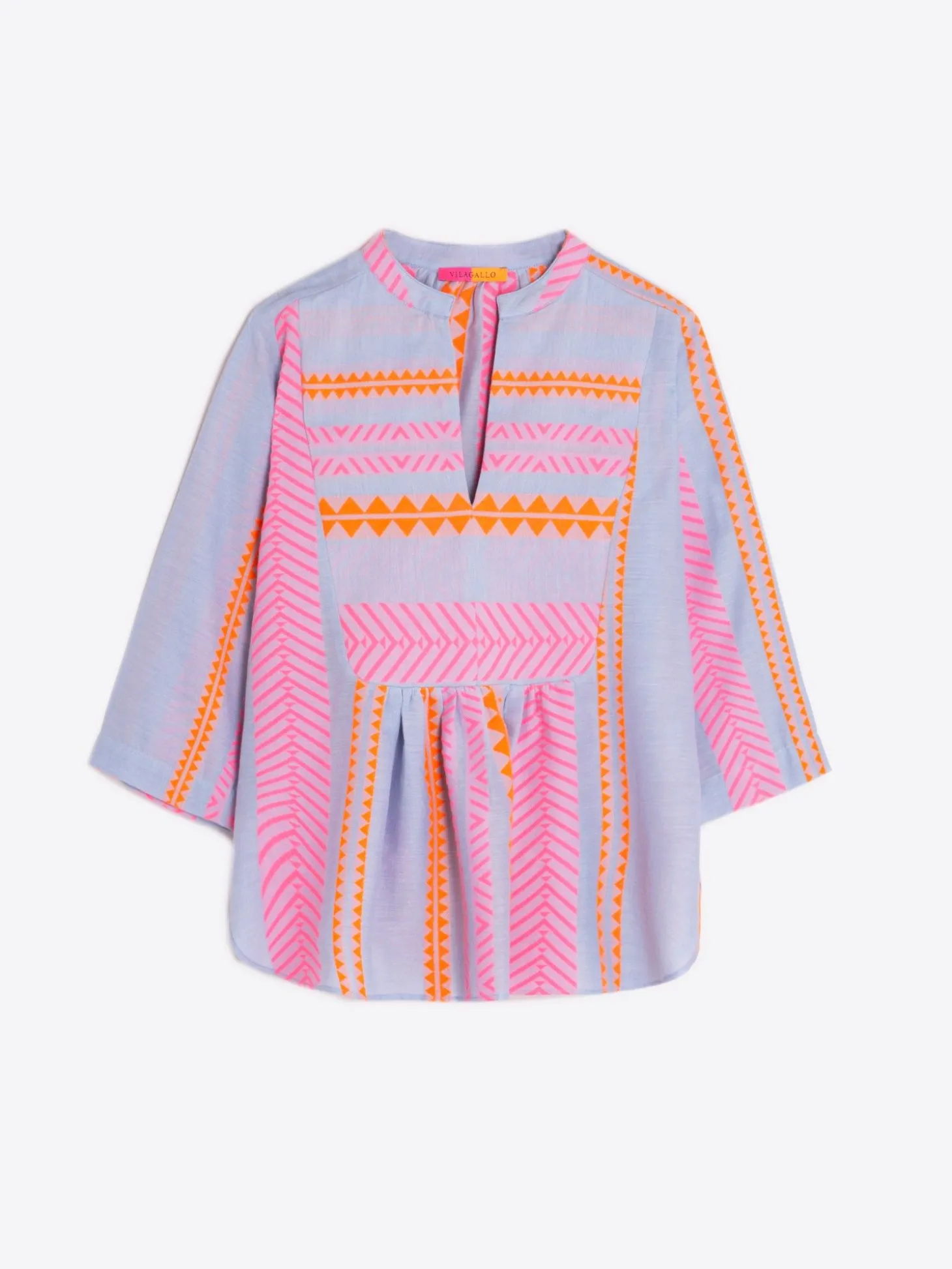 Vilagallo Camisa Jacquard Milos Fluor Fashion