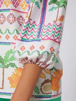 Vilagallo Camisa Menorca Cross Stitch Print Store