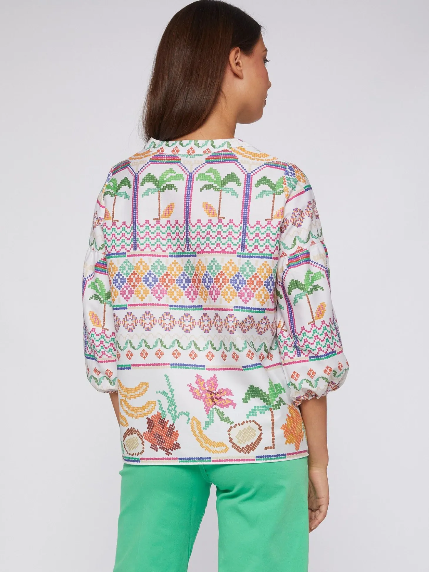 Vilagallo Camisa Menorca Cross Stitch Print Store