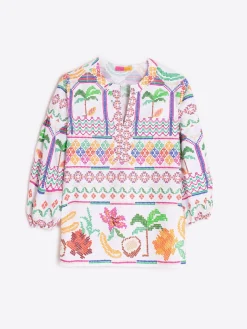 Vilagallo Camisa Menorca Cross Stitch Print Store