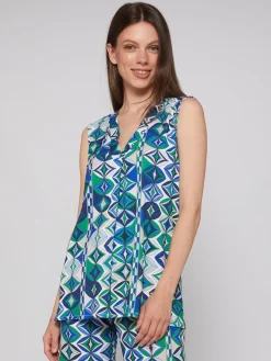 Vilagallo Camisa Punto Estampado Geometrico Cheap