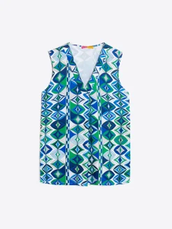 Vilagallo Camisa Punto Estampado Geometrico Cheap