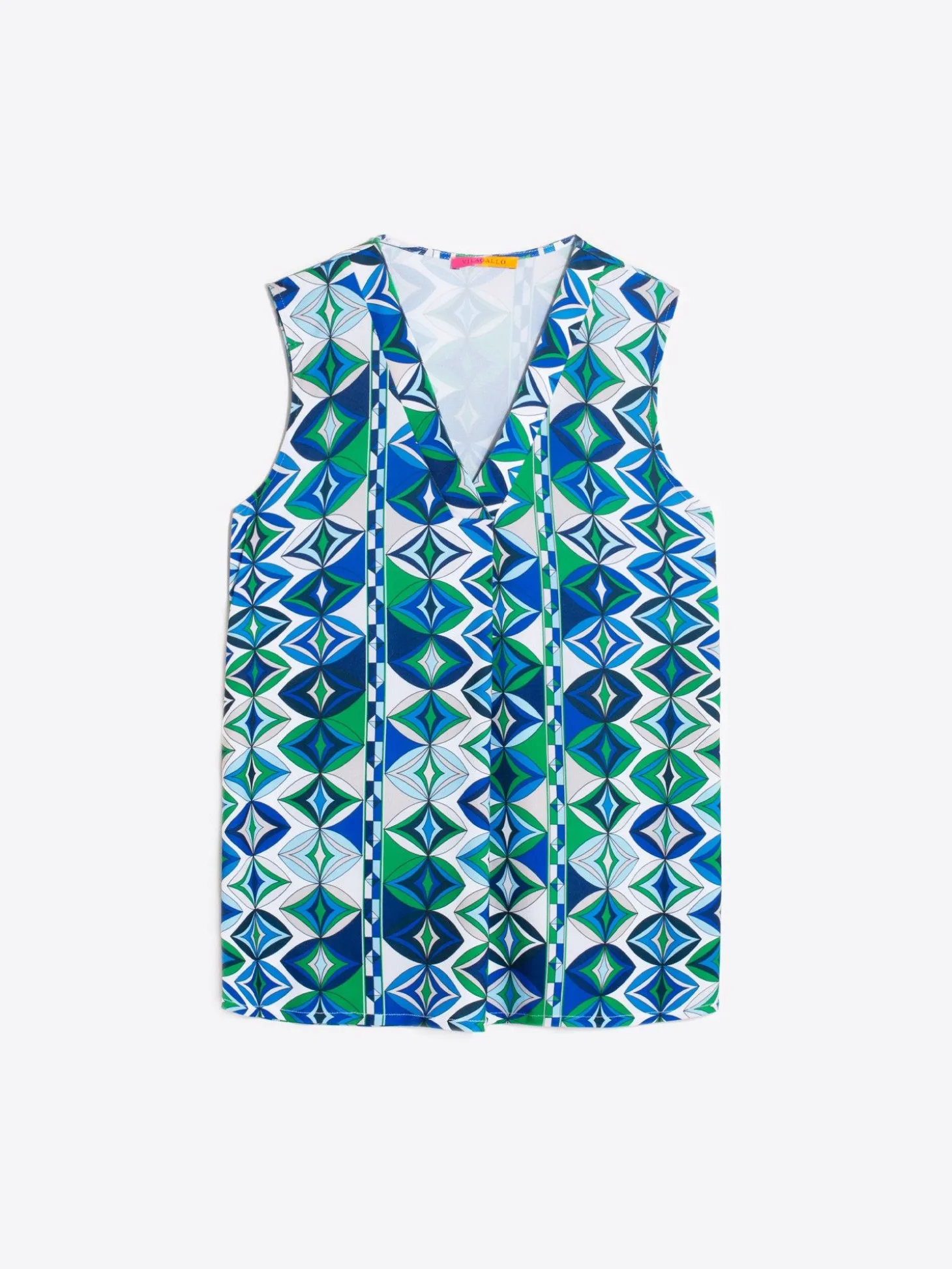 Vilagallo Camisa Punto Estampado Geometrico Cheap