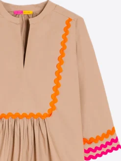 Vilagallo Camisa Valerie Beige Poplin Clearance