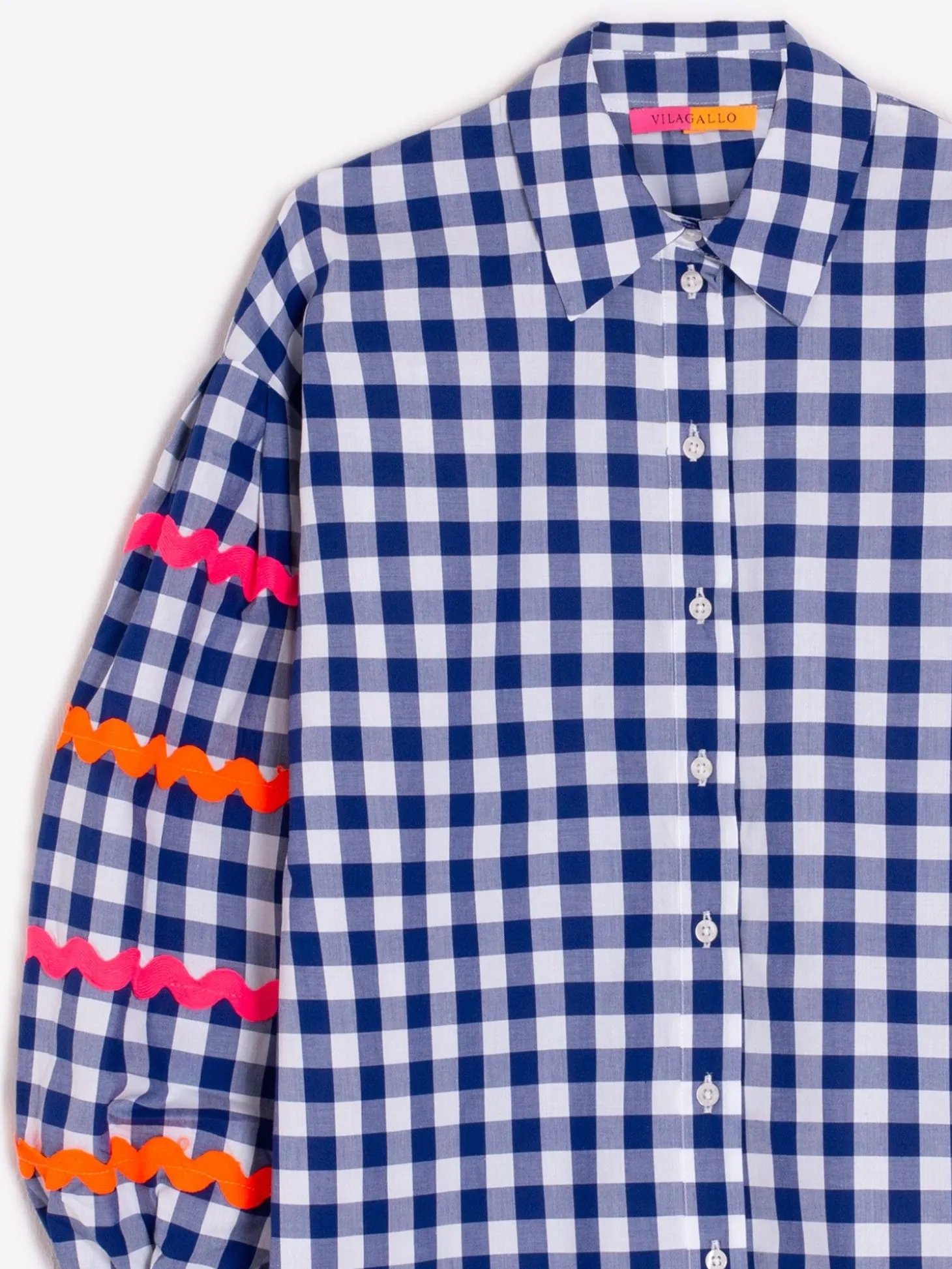 Vilagallo Camisa Vernen Navy Vichy Store