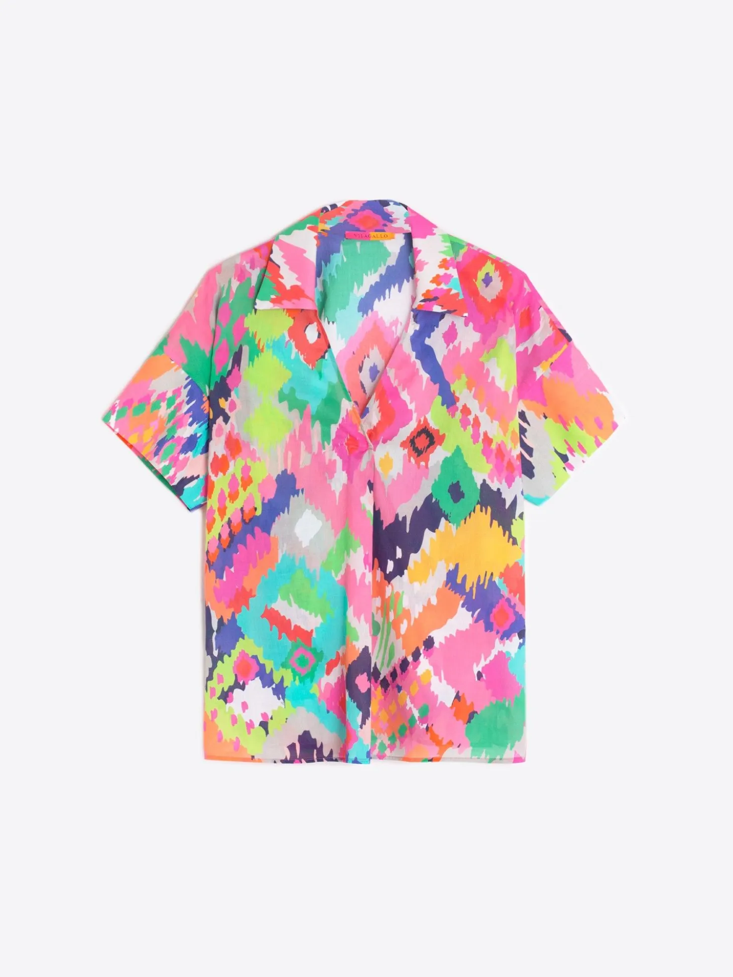 Vilagallo Camisa Voile Estampado Ikat Clearance