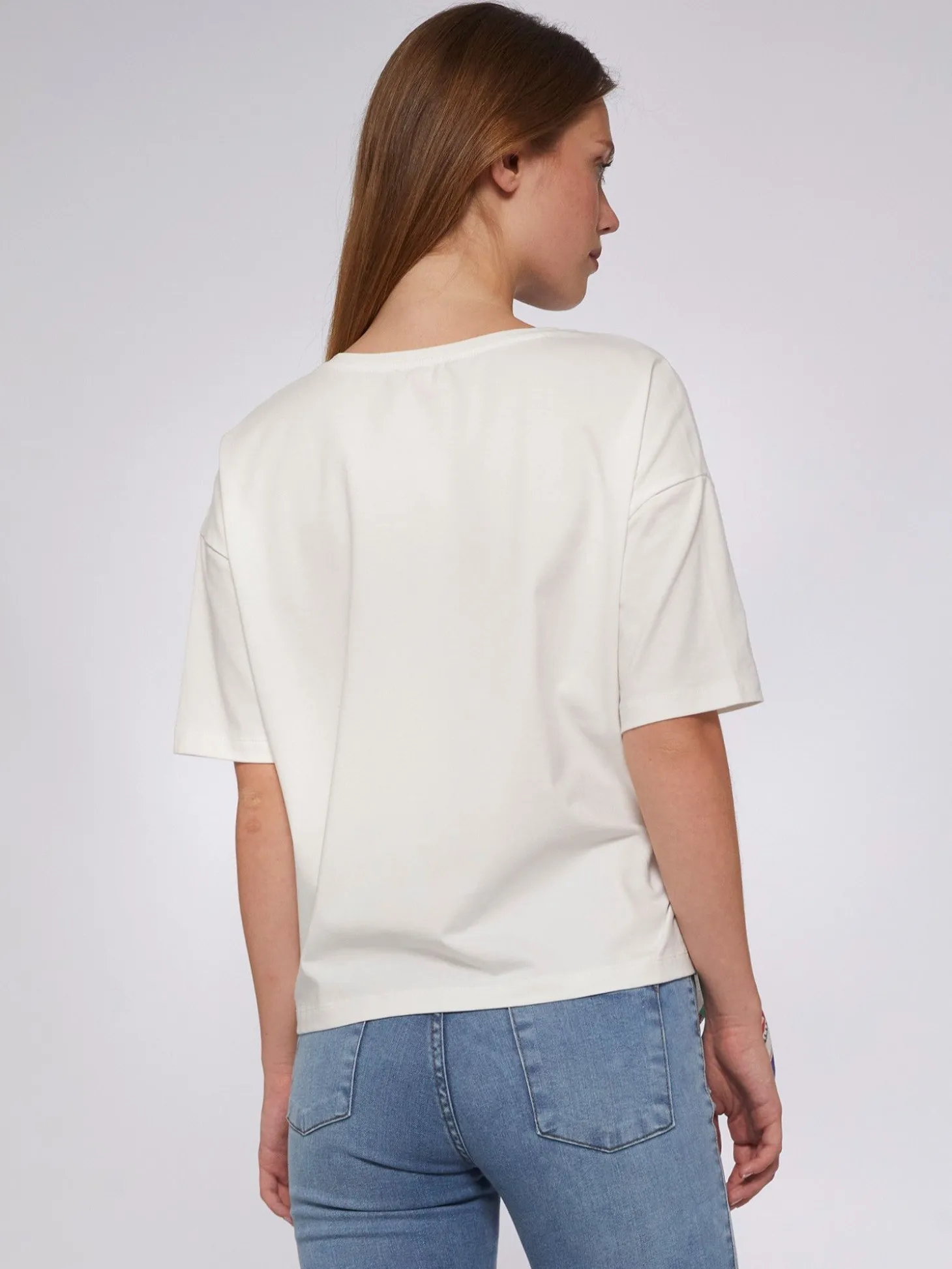 Vilagallo Camiseta Nudo Delantero Sellos Jacquard Best Sale