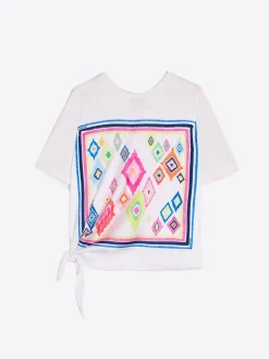 Vilagallo Camiseta Nudo Ikat Best