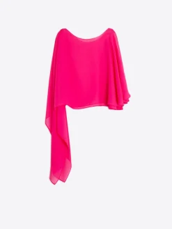 Vilagallo Capa Mirelle Pink Chiffon Cheap