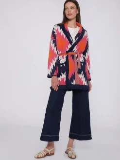 Vilagallo Cardigan Punto Navajo Algodon Fashion