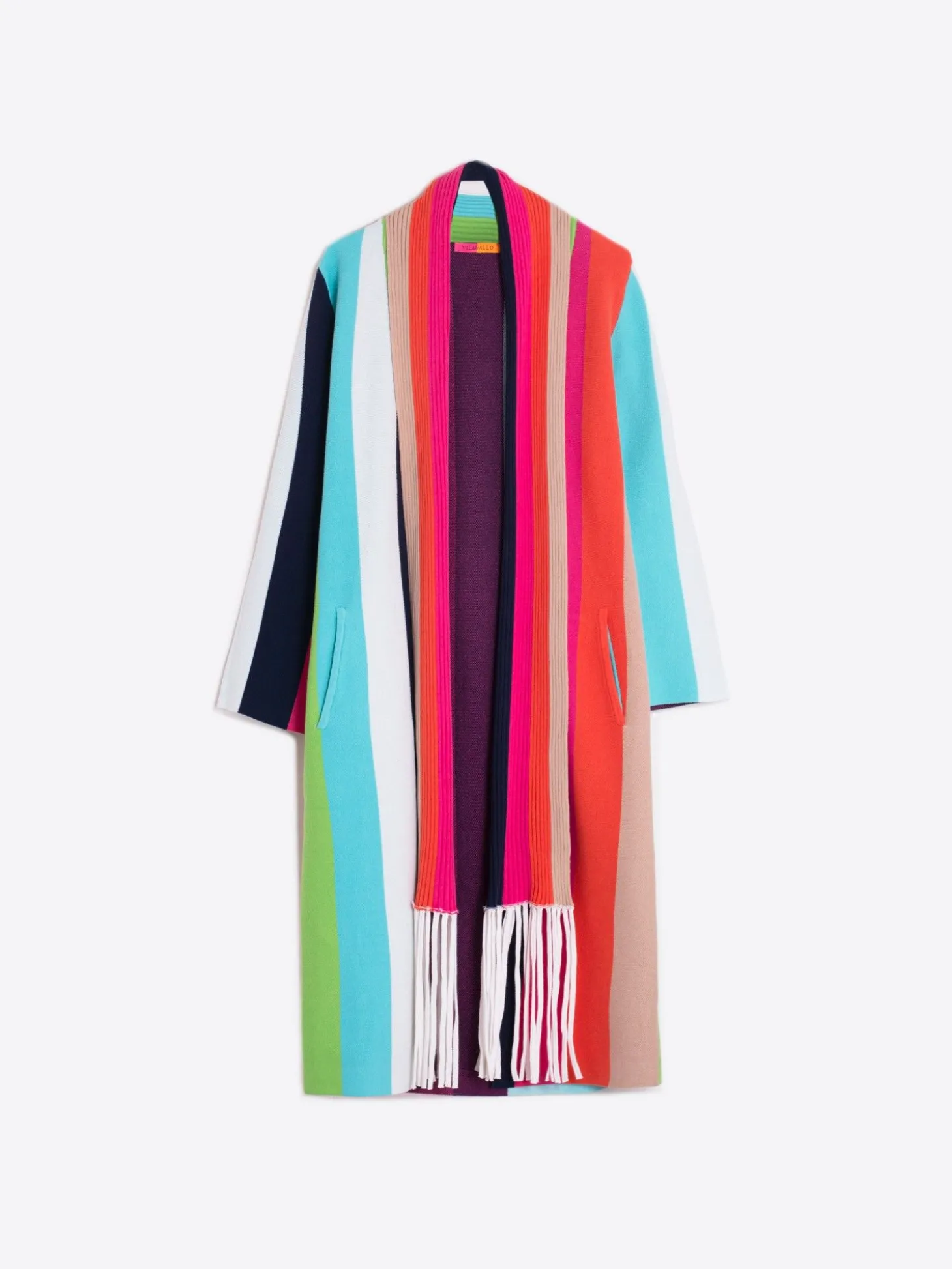 Vilagallo Cardigan Punto Rayas Multicolor Fashion