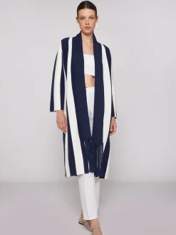 Vilagallo Cardigan Punto Rayas Navy Best