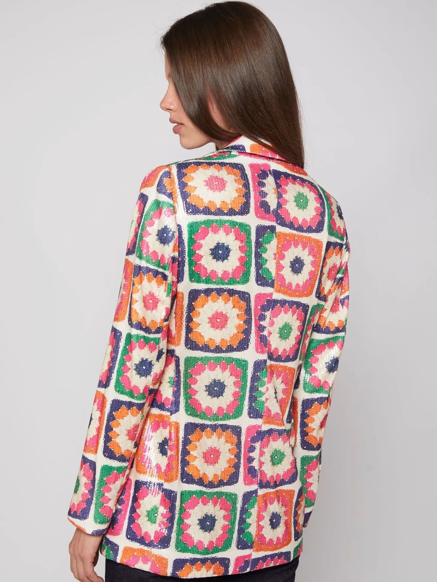 Vilagallo Chaqueta Andrea Crochet Sequins Store