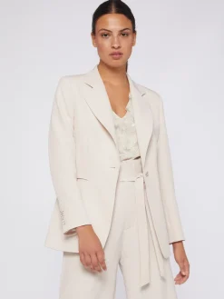 Vilagallo Chaqueta Crep Crudo Boton Joya Cheap