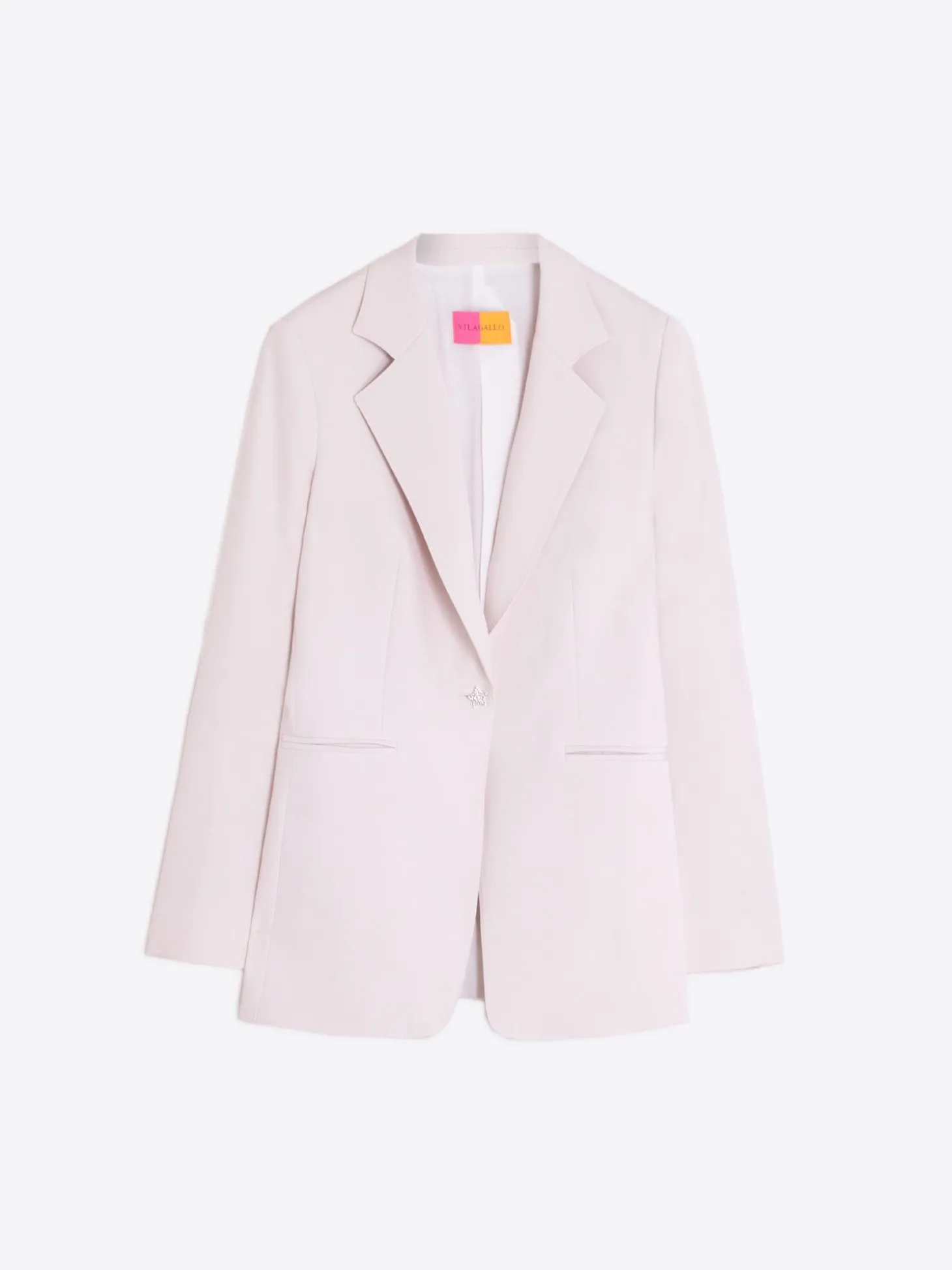 Vilagallo Chaqueta Crep Crudo Boton Joya Cheap