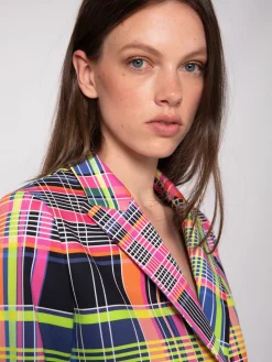Vilagallo Chaqueta Cuadro Multicolour Shop