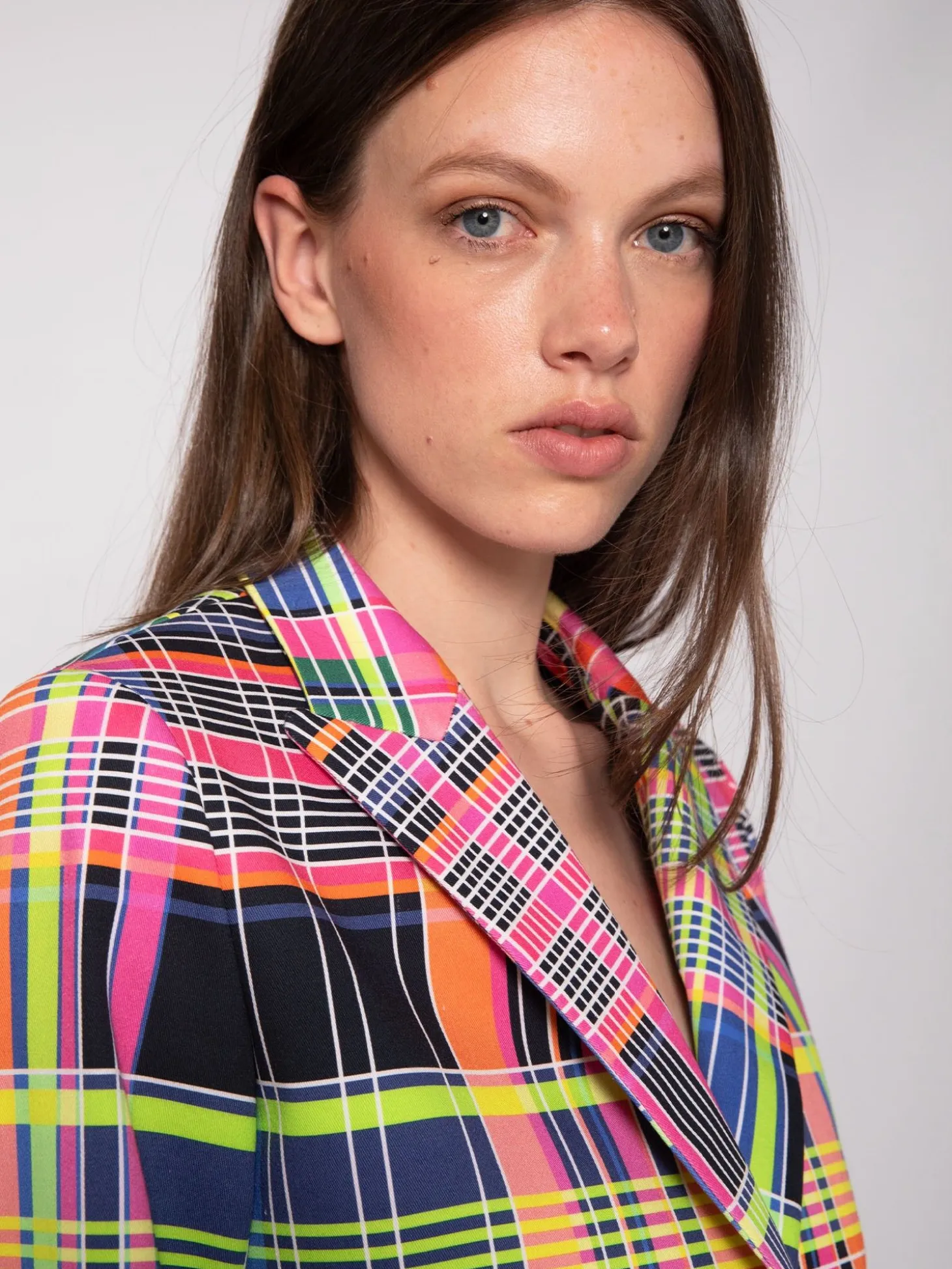 Vilagallo Chaqueta Cuadro Multicolour Shop