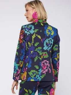 Vilagallo Chaqueta Estampado Punto De Cruz Cheap