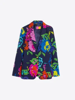 Vilagallo Chaqueta Estampado Punto De Cruz Cheap