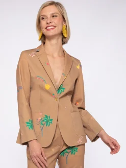 Vilagallo Chaqueta Estampado Tropical Cheap