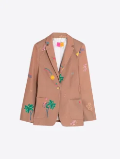 Vilagallo Chaqueta Estampado Tropical Cheap