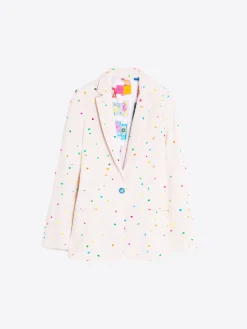 Vilagallo Chaqueta Hannah Ecru Multicolour Flash Sale