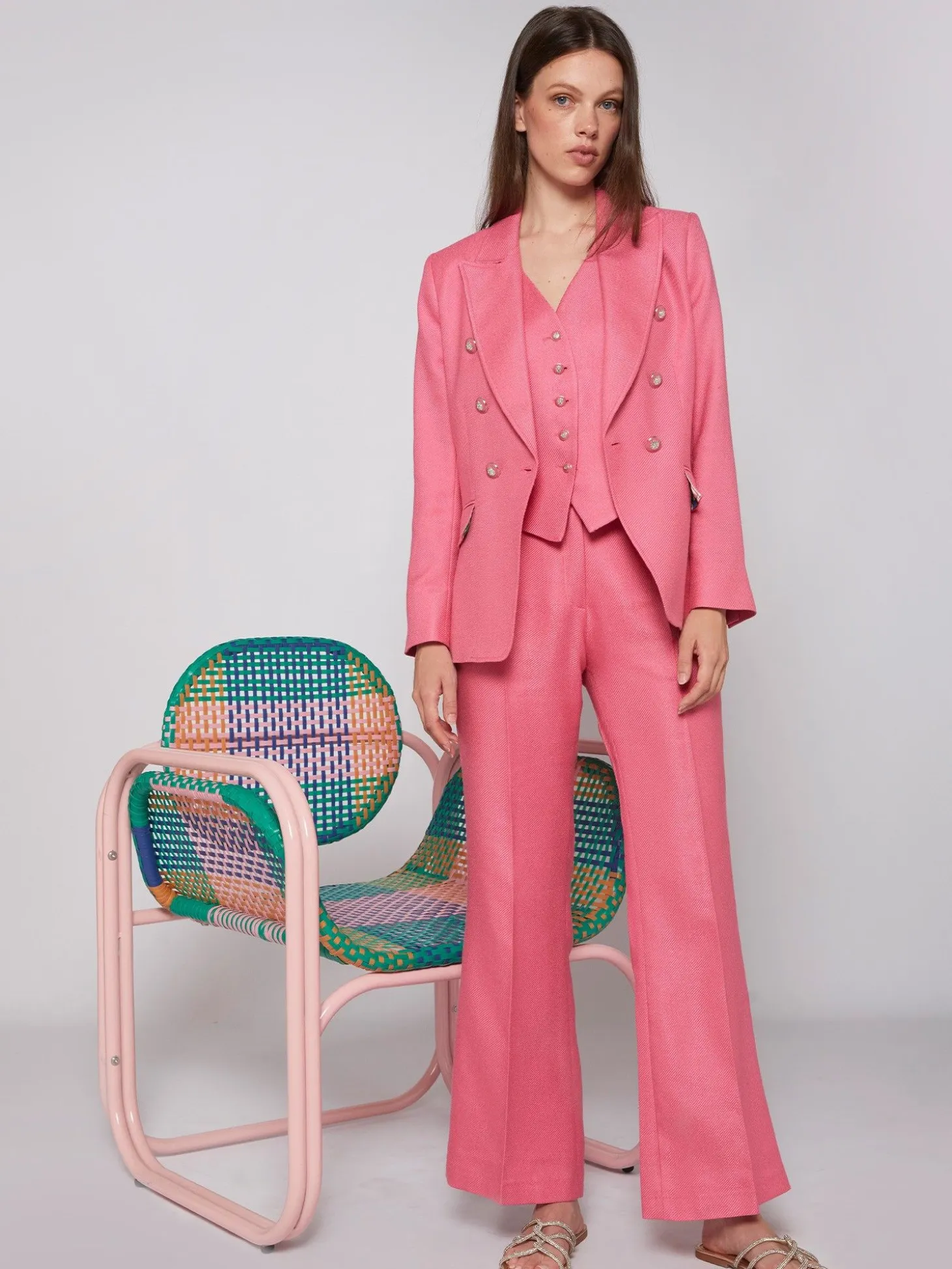 Vilagallo Chaqueta Ingrid Pink Savile Best