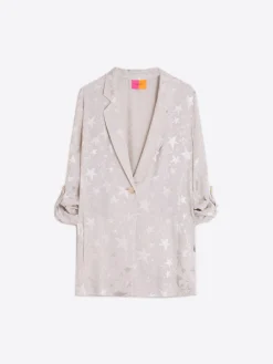 Vilagallo Chaqueta Jacquard Estrellas Outlet