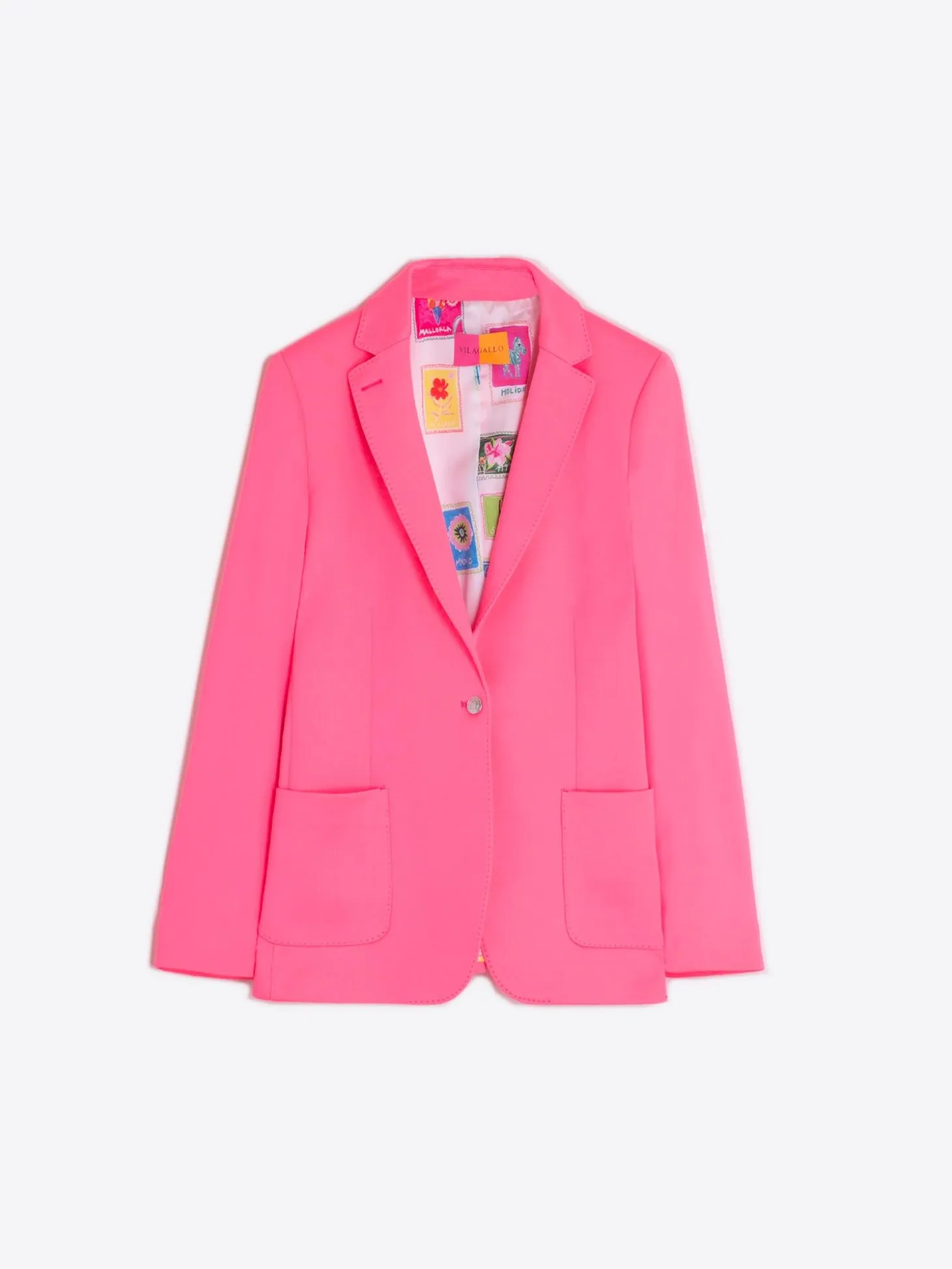 Vilagallo Chaqueta Punto Rosa Fluor Store