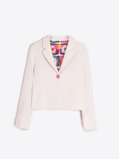 Vilagallo Chaqueta Tweed Crudo Con Lurex Outlet