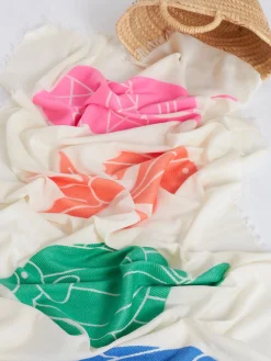Vilagallo Foulard Jacquard Peces Colores Cheap
