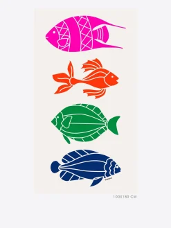 Vilagallo Foulard Jacquard Peces Colores Cheap